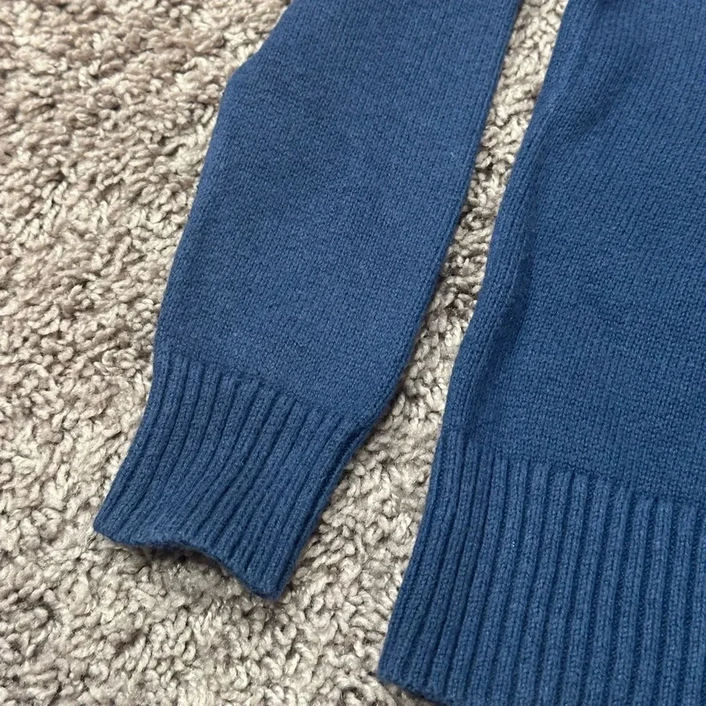 GapKids Navy Bunny Pom Pom Novelty Sweater Cottagecore Preppy S 6-7
